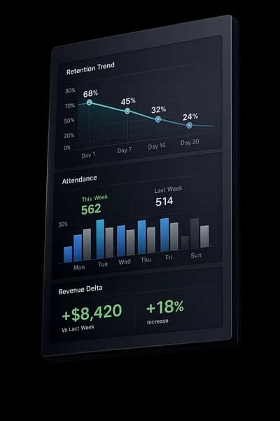 Reporting interface preview