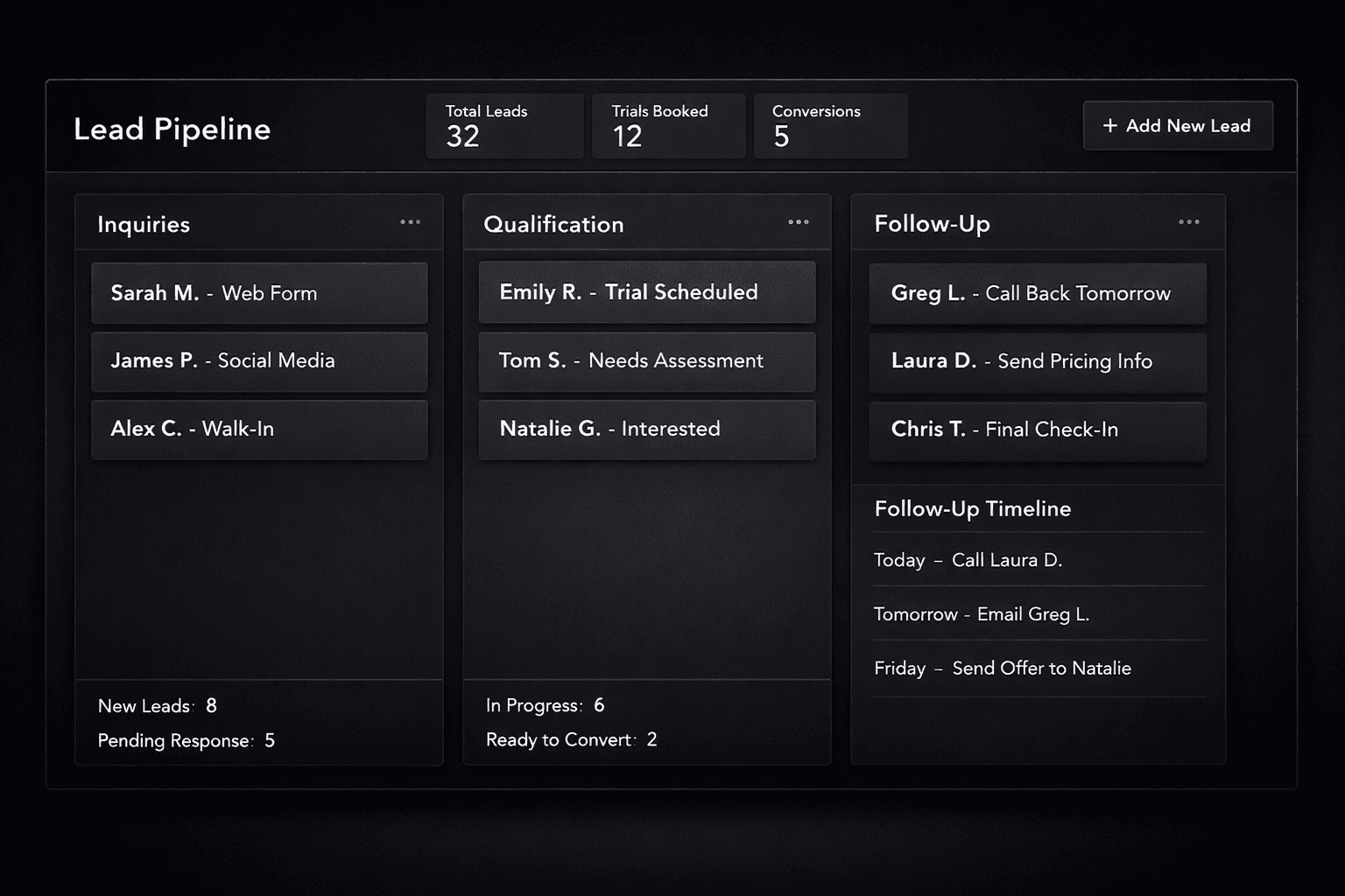 Lead Collection & CRM