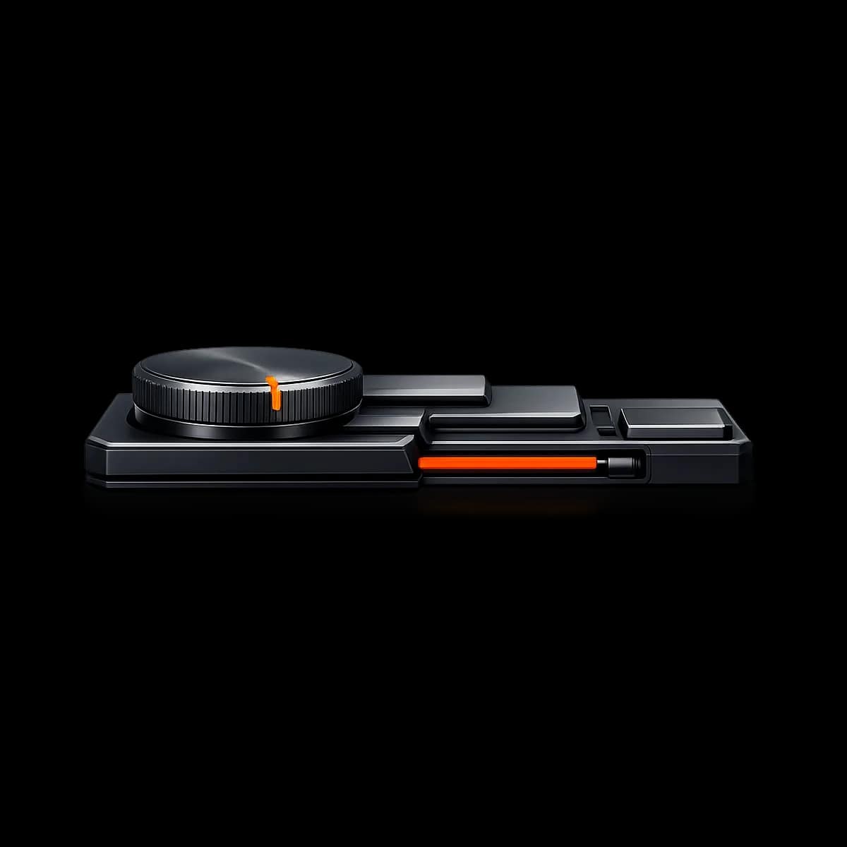 A precision dial with a single orange notch, symbolizing controlled flexibility in membership holds.